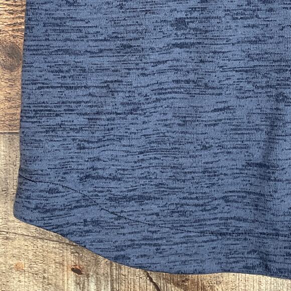 Athleta Downplay Knit Drawstring Waist Mini Skirt Heather Blue Size Small - Picture 3 of 10